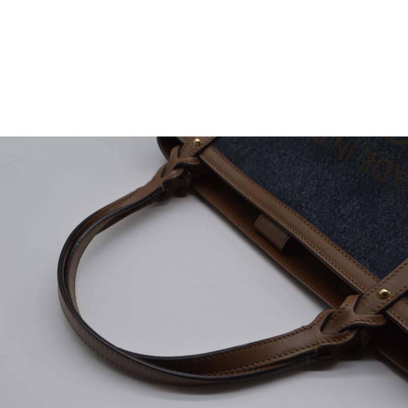 GUCCI グッチ/クラフトロゴデニムレザートート/ブルー/348715//325***/ABランク/89