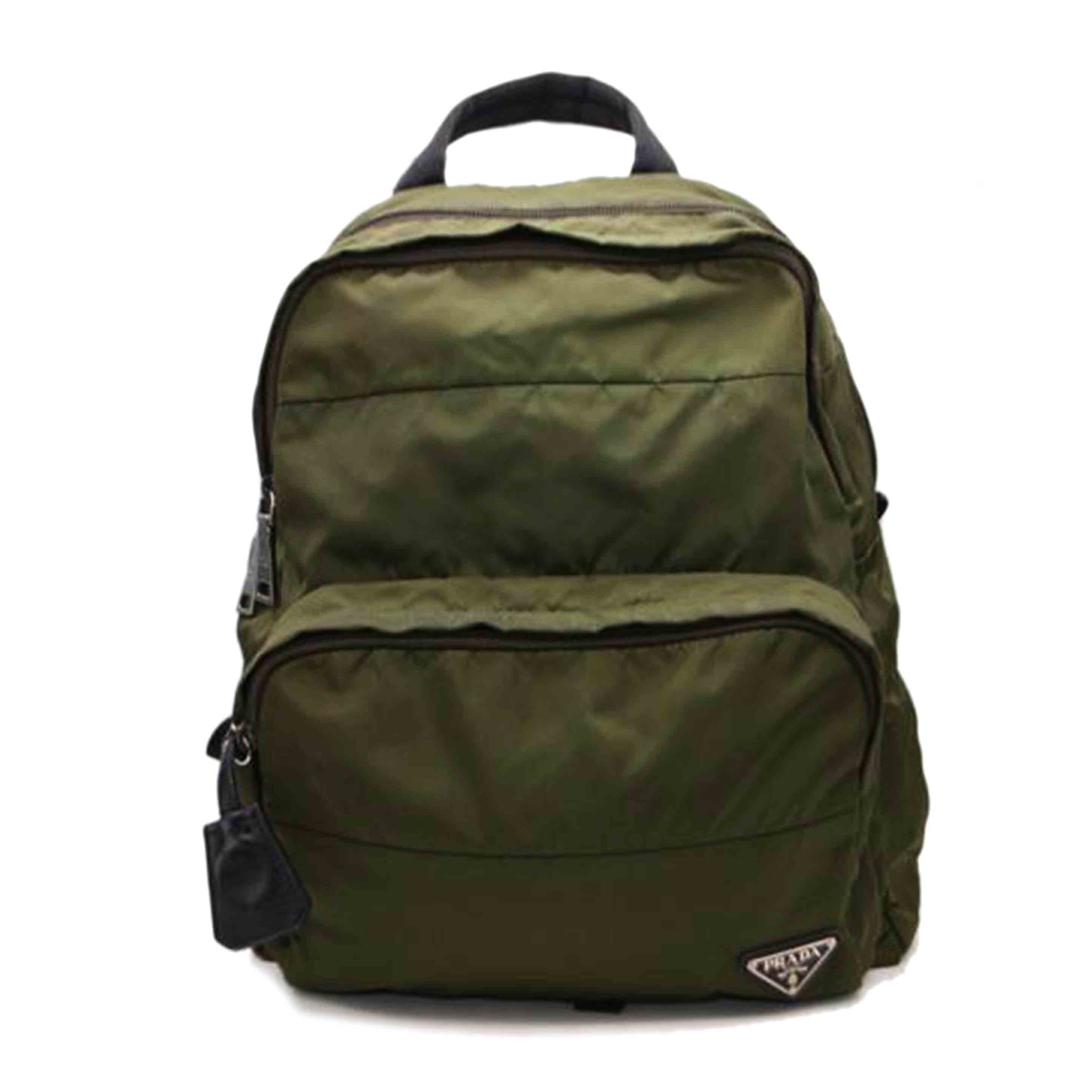 PRADA プラダ ナイロンバックパックカーキ