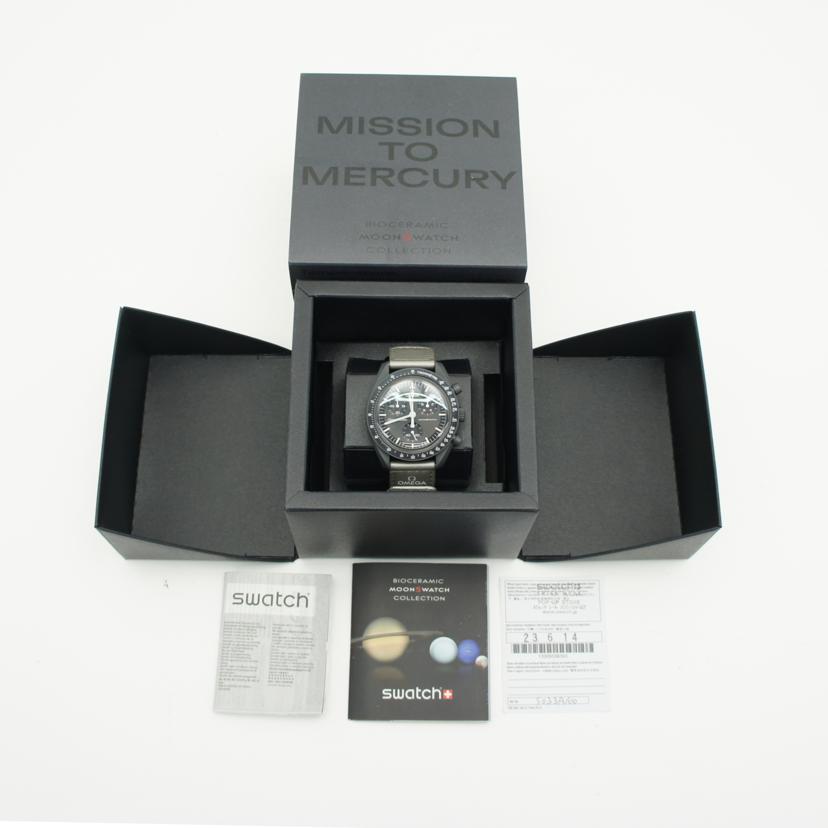 OMEGA×swatch オメガ×スウォッチ/ムーンスウォッチ/MISSION TO MERCURY/クオーツ/SO33A100//Aランク/93