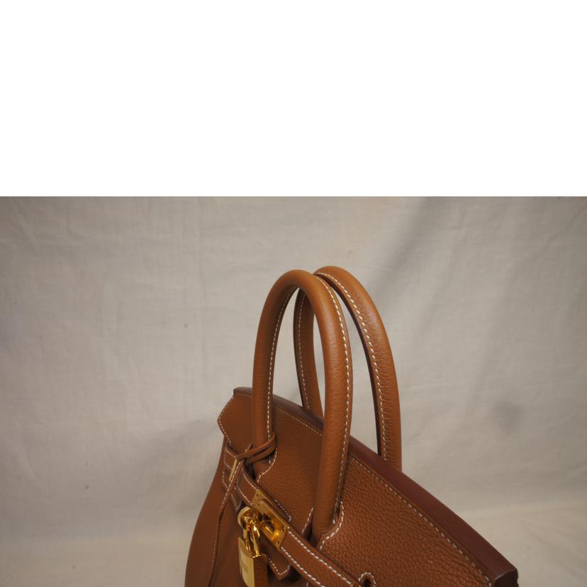 HERMES エルメス/バーキン25/トゴ/ゴールド/ゴールド金具//B/SAランク/92