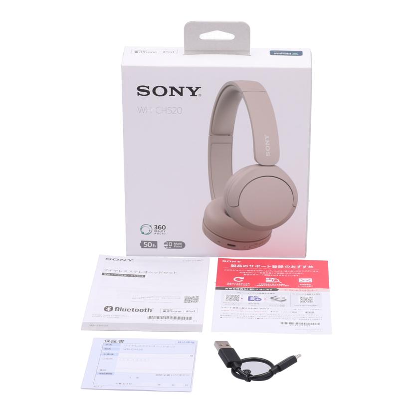 SONY ソニー /ワイヤレスヘッドホン/WH-CH520//S014001767B/Bランク/62