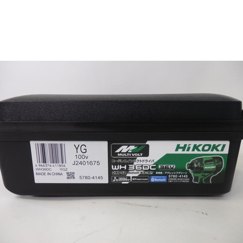 HiKOKI ハイコーキ/電動インパクトドライバー/WH 36DC//Aランク/84