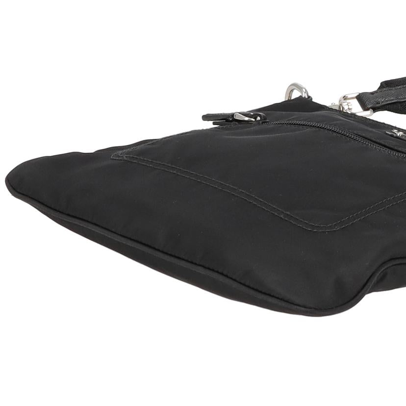 PRADA プラダ/ナイロンサフィア-ナ/ブラックショルダーバック/1BH716//204/Aランク/93