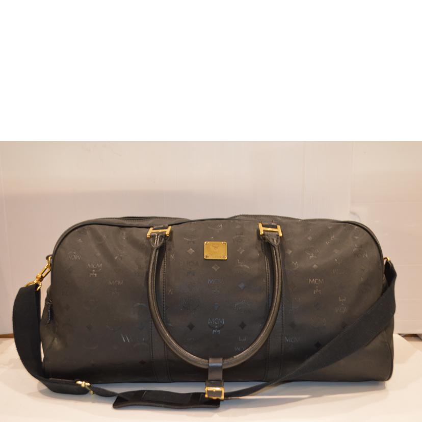 MCM エムシーエム/ヴィセトスロゴグラム2wayレザーボストン//759**/Bランク/89