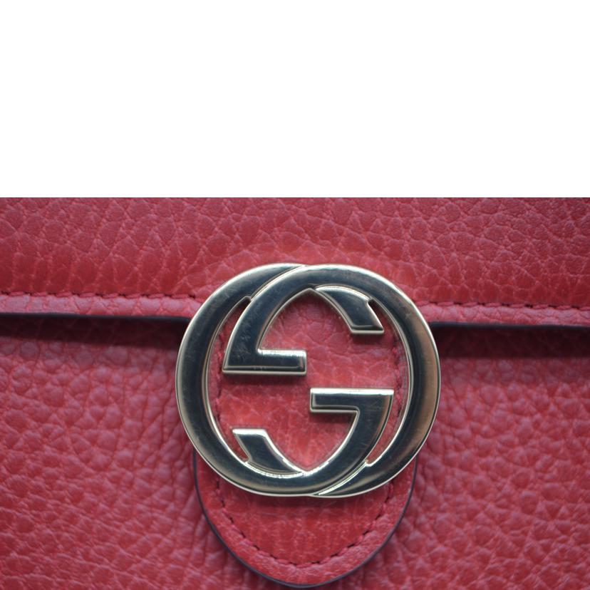 GUCCI グッチ/ソーホーインターロッキングGチェーンレザーウォレット/510314//534***/Aランク/89