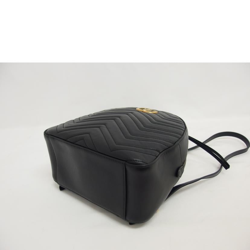 GUCCI グッチ/GGマーモント/キルティングレザーバックパック/476671//001***/Aランク/04