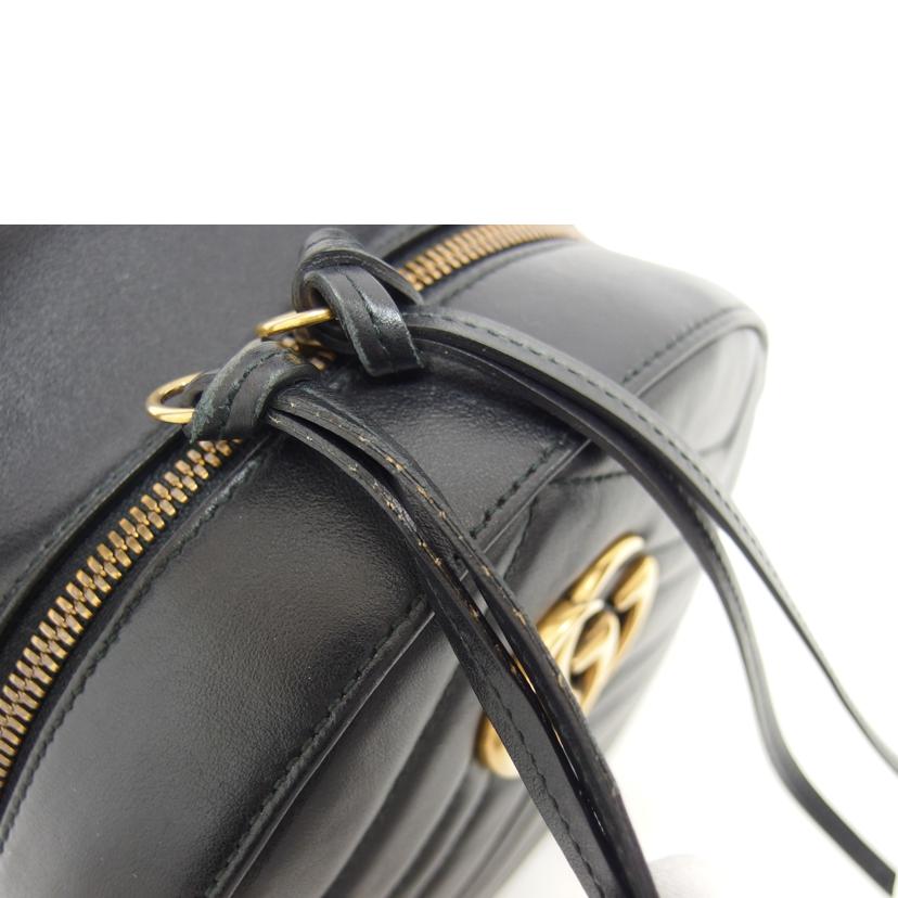 GUCCI グッチ/GGマーモント/キルティングレザーバックパック/476671//001***/Aランク/04