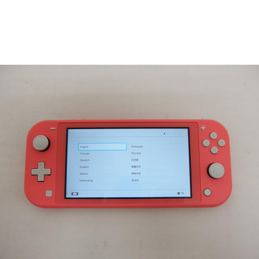 Nintendo 任天堂/Switch Lite/コーラル/HDH-S-PAZAA//XJJ10012229320/Bランク/04