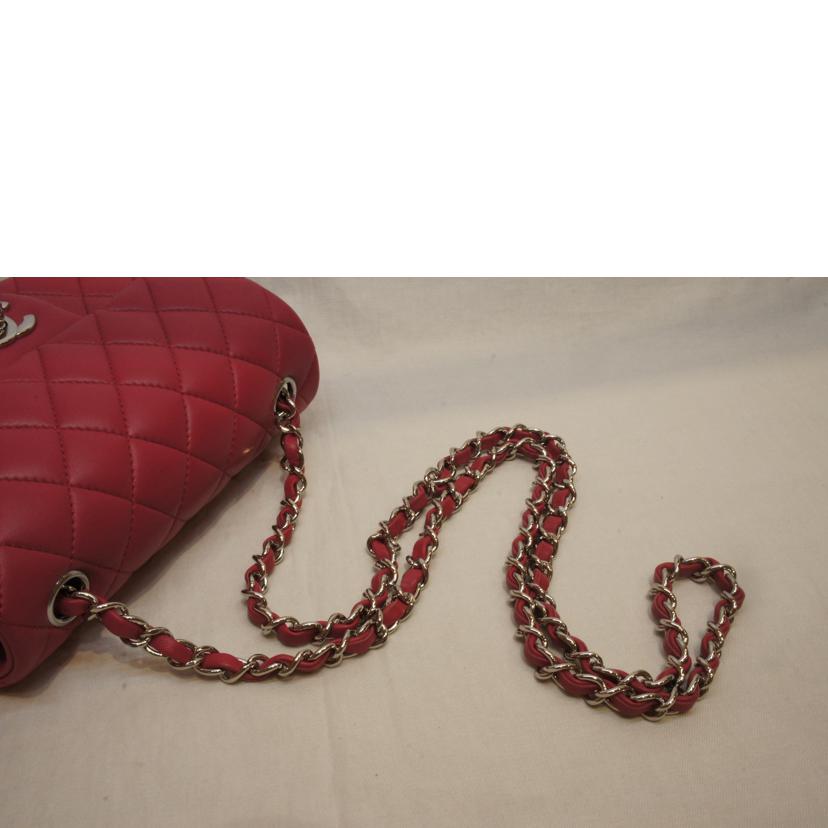 CHANEL シャネル/ミニマトラッセ20ラムスキンチェーンショルダーピンク/シルバー金具//262*****/Aランク/92
