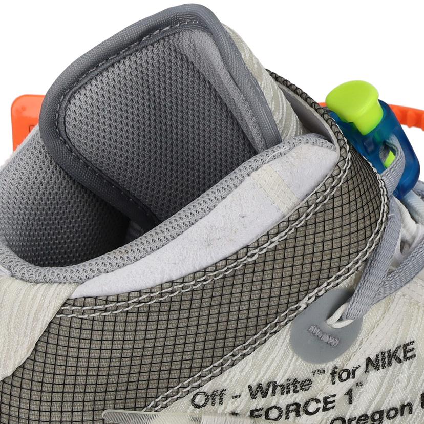 NIKE ナイキ/OFF-WHITE AIR FORCE 1 MID SP /DO6290-100//Aランク/18