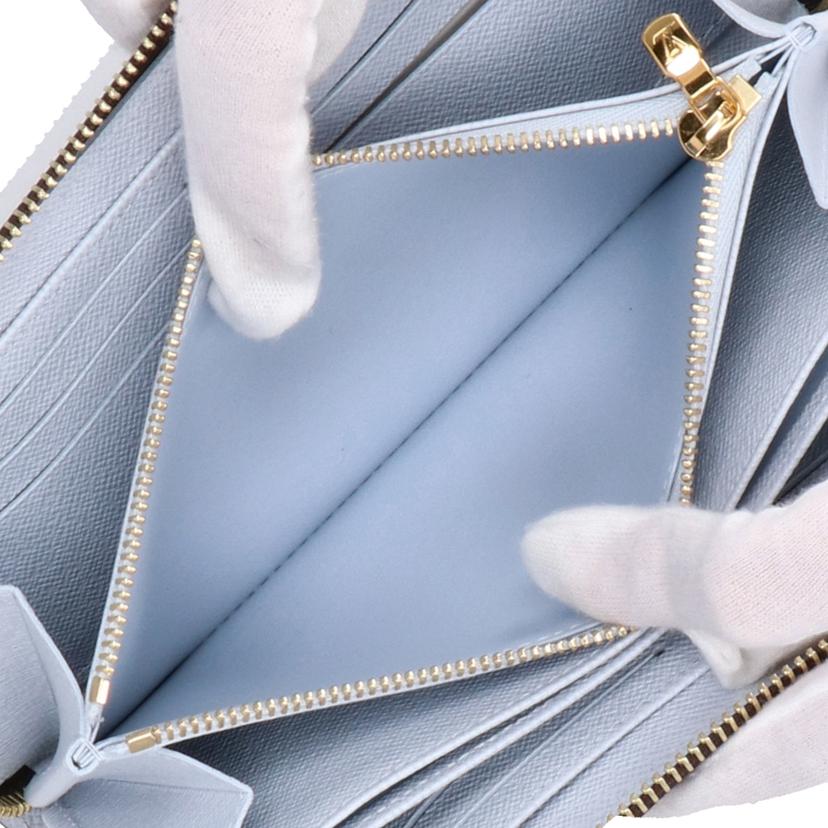 LOUIS VUITTON ルイヴィトン/ジッピーウォレット/モノグラム/アズールブルー/日本限定/M14815//RFI*/SAランク/91