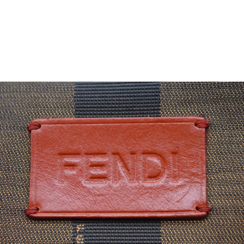 FENDI フェンディ/ペカンラインキャンバスレザートート/ルージュ/8BH185//FKN********/Bランク/89