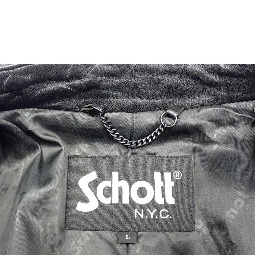 Schott Schott/★Schottダブルブレストライダースジャケット /3191064//L/BCランク/62