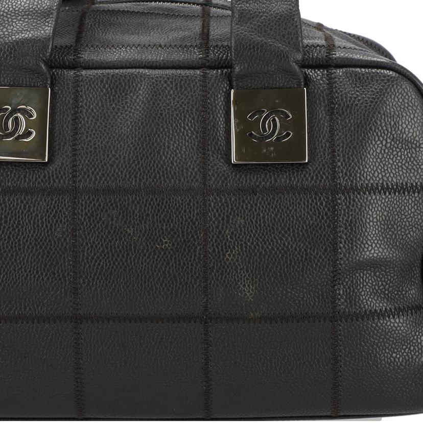 CHANEL シャネル/ソフトキャビアスキンチョコバーボストン//900****/ABランク/24