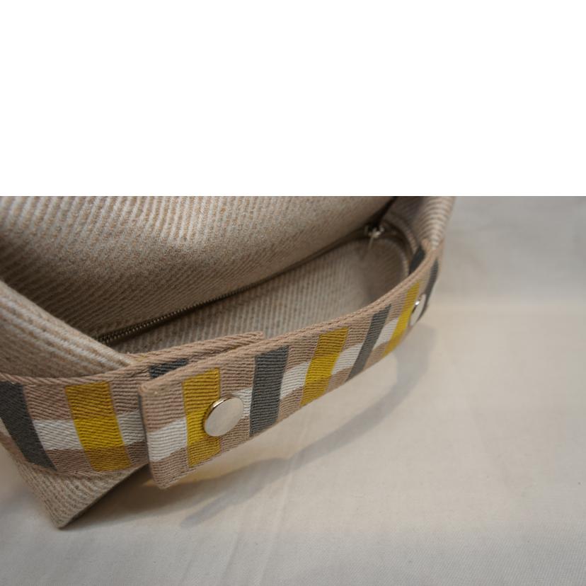 HERMES エルメス/ブリッドアブラックPM/ウール地//SAランク/92