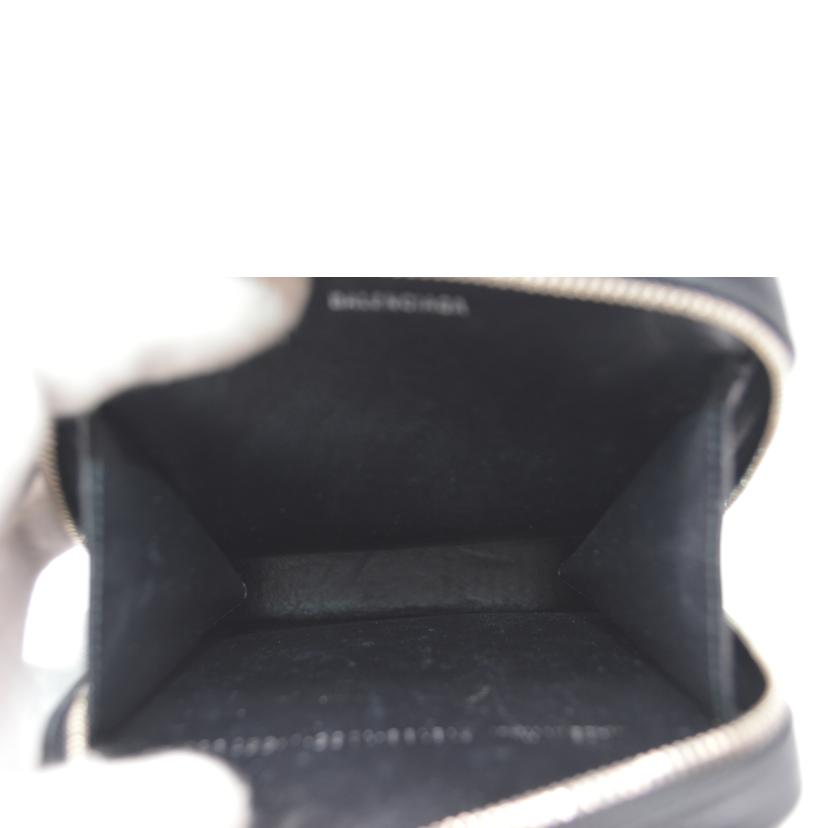 BALENCIAGA バレンシアガ/エブリディフォンカーフレザーポーチ/ノワール/618189//106***********/Bランク/89