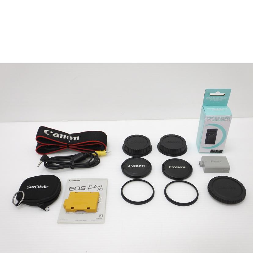 CANON キャノン/EOS Kiss X2ダブルレンズセット/EOSKISSX2//0410127341/ABランク/88