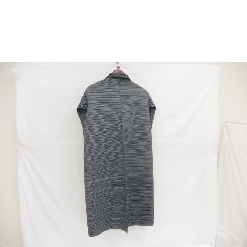 ISSEY MIYAKE イッセイミヤケ/ISSEY MIYAKE プリーツロングジャケット/グレー/IM74-JA603//ABランク/82