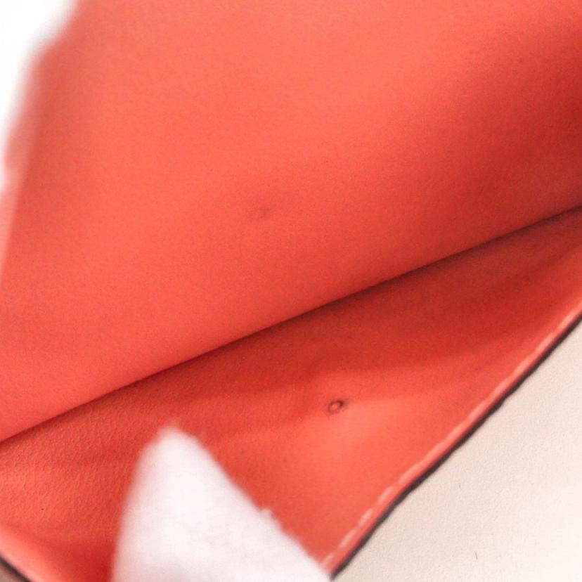 LOUIS VUITTON ルイヴィトイン/ポルトカルト・レクトヴェルソ/マヒナレザー/トロピカルコーラル/M81288//RFI*/ABランク/91