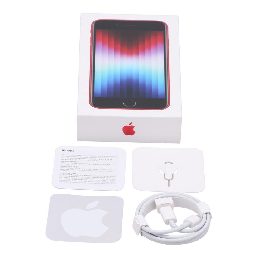 Apple SIMフリー アップル /iPhone SE 第3世代 64GB (PRODUCT)RED/MMYE3J/A//L2JK7W1VP9/ABランク/75
