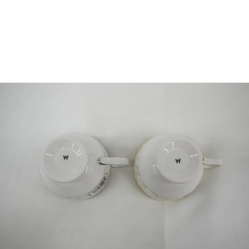 WEDGWOOD ウェッジウッド/カップ&ソーサー ペア/セレスティアル プラチナ&ゴールド ペアリー//SAランク/76