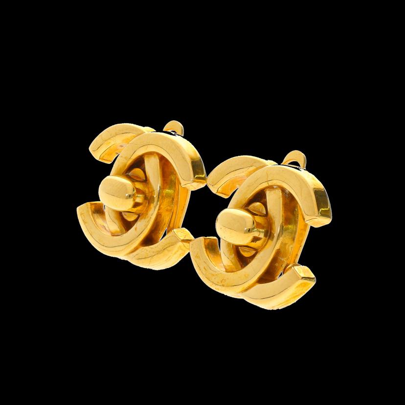 CHANEL シャネル/ターンロックイヤリング/A05804//96P/Aランク/09