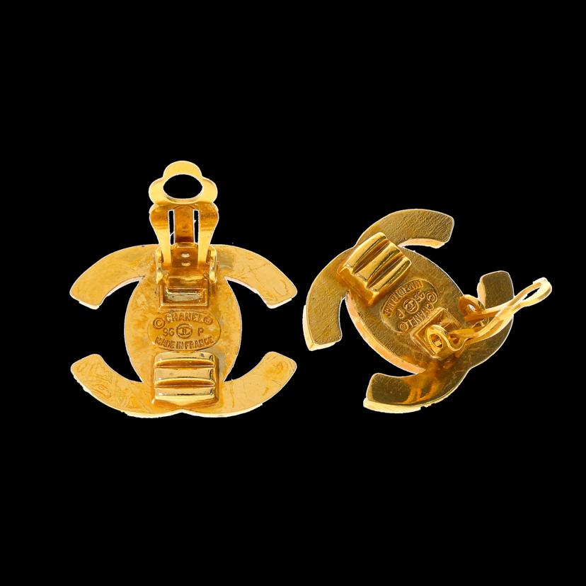 CHANEL シャネル/ターンロックイヤリング/A05804//96P/Aランク/09