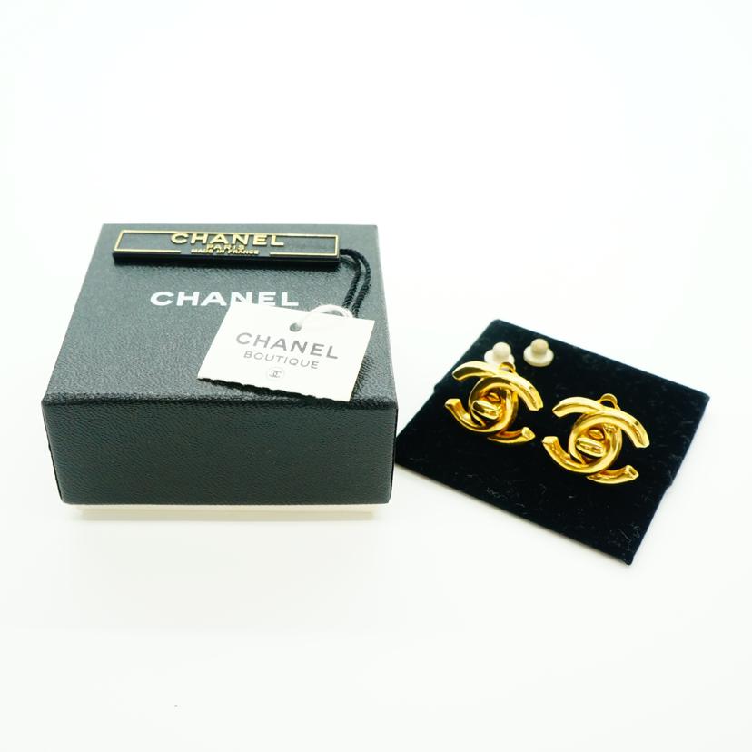 CHANEL シャネル/ターンロックイヤリング/A05804//96P/Aランク/09