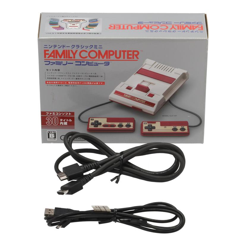 Nintendo 任天堂 ニンテンドー /クラシックミニ ファミリーコンピュータ/CLV-S-HVCC//HJE105873677/Bランク/19