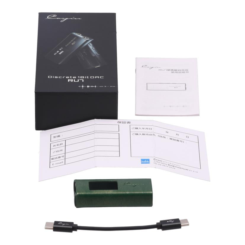 Cayin カイン/USB DAC ヘッドホンアンプ/RU7//RU7L2P6GV/ABランク/75