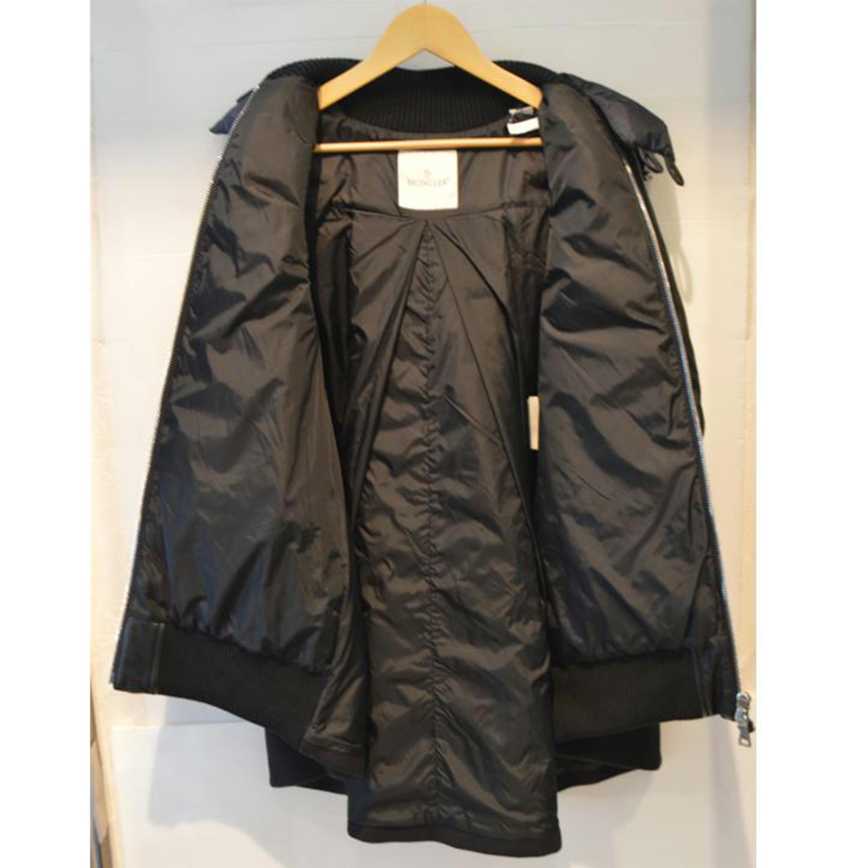 MONCLER モンクレール/BLOISレザーウールスリーブジャケット/XSサイズ/A20934980980//Aランク/89