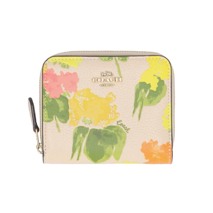 COACH コーチ/ビルフォールドウオレットフローラルプリント/CC980//E22**/Aランク/94