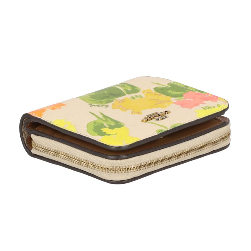 COACH コーチ/ビルフォールドウオレットフローラルプリント/CC980//E22**/Aランク/94