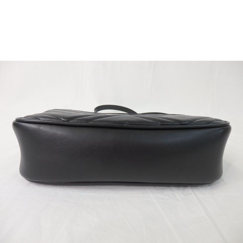 GUCCI グッチ/GGマーモント/キルティング/ショルダーバッグ/黒/447632//520***/Aランク/84