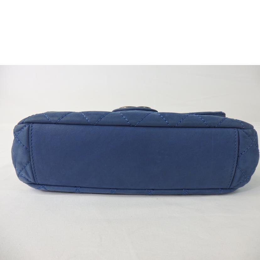 CHANEL シャネル/ココマーク/ワイルドステッチ/チェーンショルダーバッグ/青系//168*****/ABランク/84