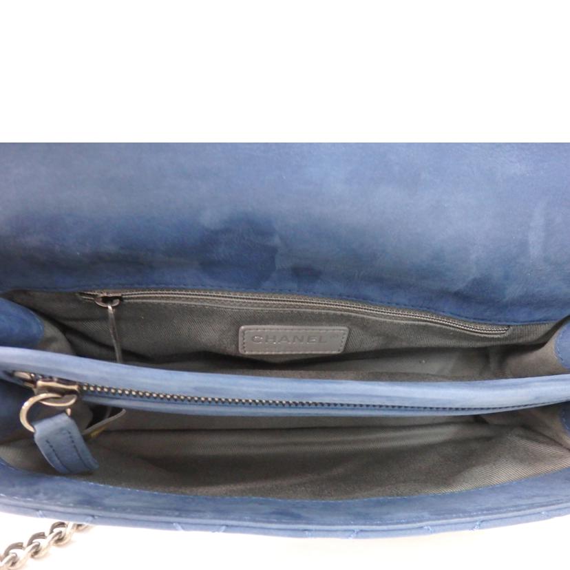 CHANEL シャネル/ココマーク/ワイルドステッチ/チェーンショルダーバッグ/青系//168*****/ABランク/84