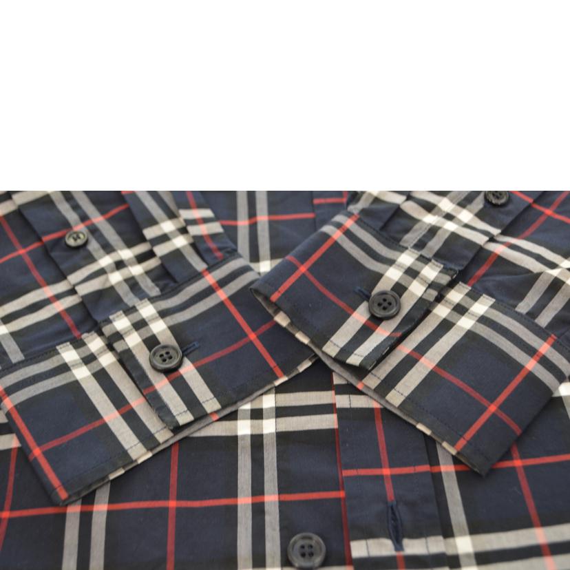 BURBERRY バーバリー/ノバチェックメンズシャツ/ネイビー/Mサイズ/8018640//ABランク/89