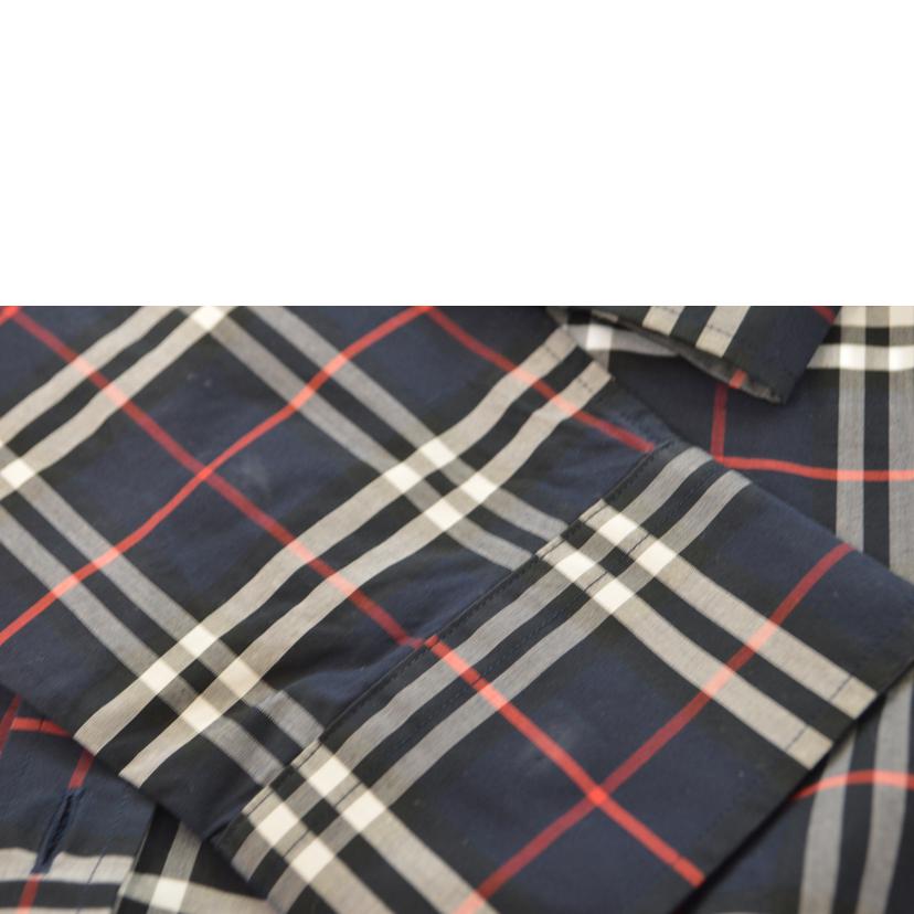 BURBERRY バーバリー/ノバチェックメンズシャツ/ネイビー/Mサイズ/8018640//ABランク/89
