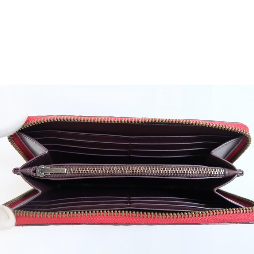 COACH コーチ/ リベットレザーアコーディオンジップウォレット/76273//E19**/Aランク/71