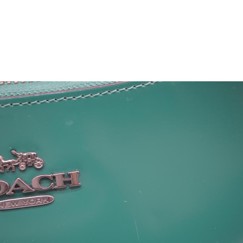 COACH コーチ/テリ/スパッツォラート/メタリックグリーン/CV938//F24**/Aランク/89
