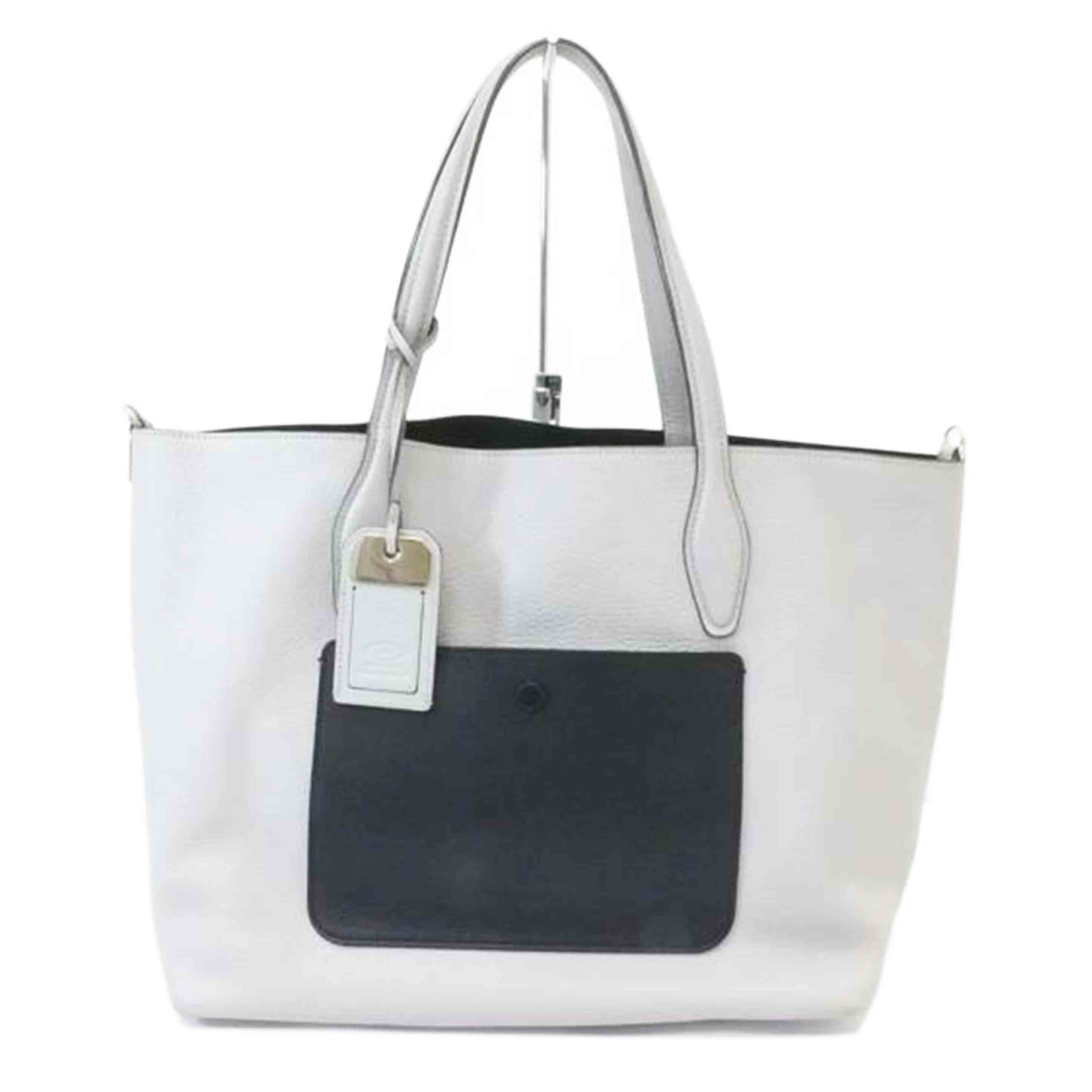 TOD’S トッズ/ジョイレザーリバーシブルトート//CT3*/Bランク/88