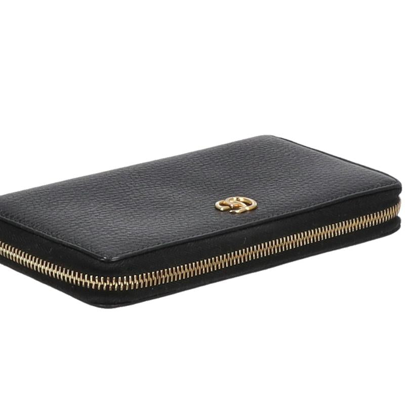 GUCCI/GGマーモントラウンドファスナー長財布/496334//ABランク/75