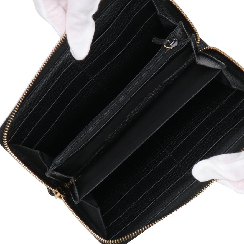 GUCCI/GGマーモントラウンドファスナー長財布/496334//ABランク/75