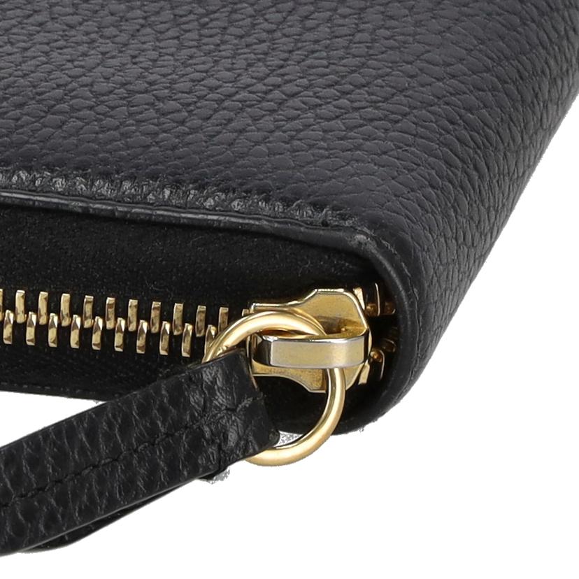 GUCCI/GGマーモントラウンドファスナー長財布/496334//ABランク/75