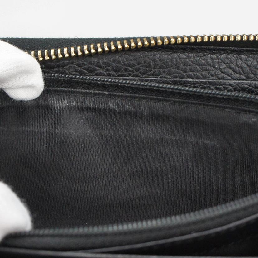 GUCCI/GGマーモントラウンドファスナー長財布/496334//ABランク/75