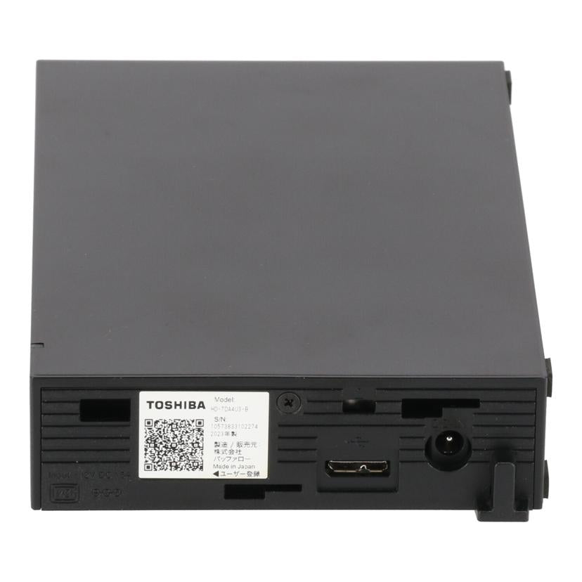 TOSHIBA 東芝 /外付けHDD 4TB/HD-TDA4U3-B//10573833102274/ABランク/77