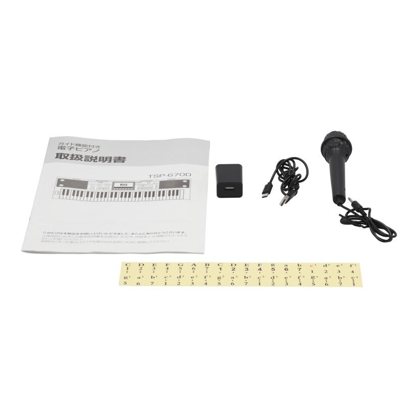 TEES 夢グループ/ポータブルキーボード/TSP-670D//1203202/Bランク/84