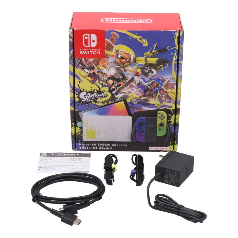 NINTENDO 任天堂 ニンテンドー /Nintendo Switch 有機EL 本体 スプラ3/HEG-S-KCAAA//XTJ10367827059/Aランク/67