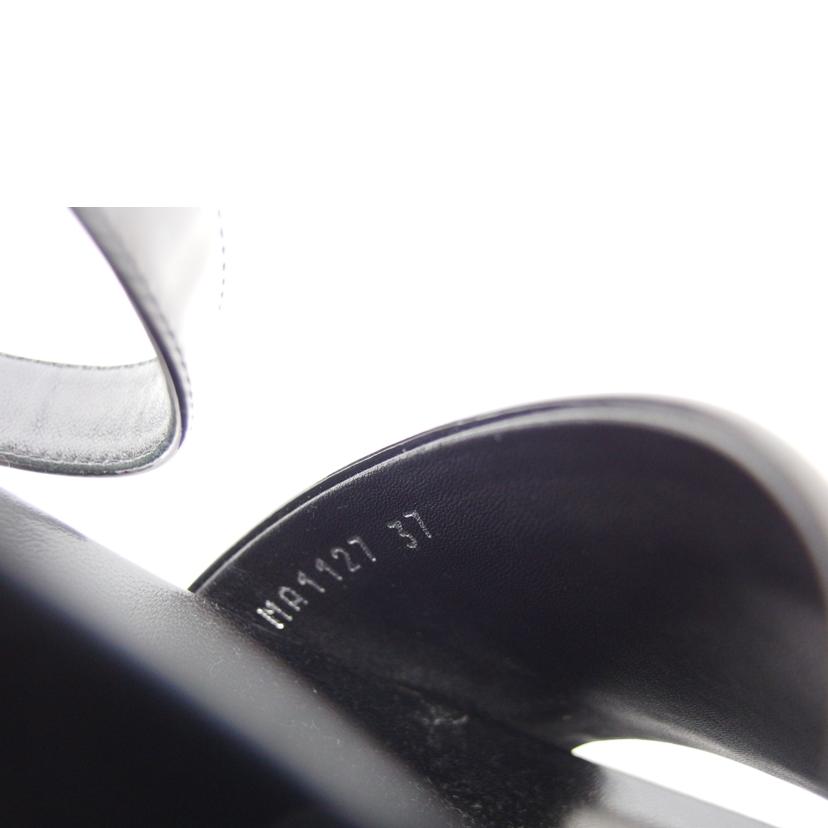 LV ルイ・ヴィトン/ロゴデザイン/厚底サンダル/ブラック//MA1***/ABランク/18