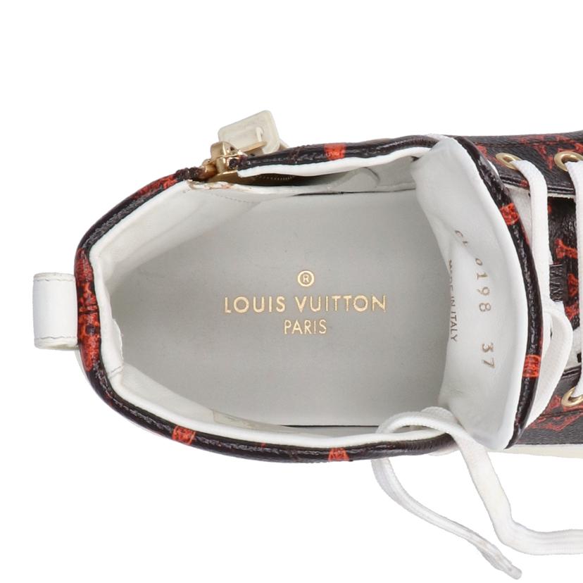 LOUIS VUITTON ルイヴィトン/ステラーライン/キャットモノグラムハイカットスニーカー/サイズ:37//CL0198/Aランク/91